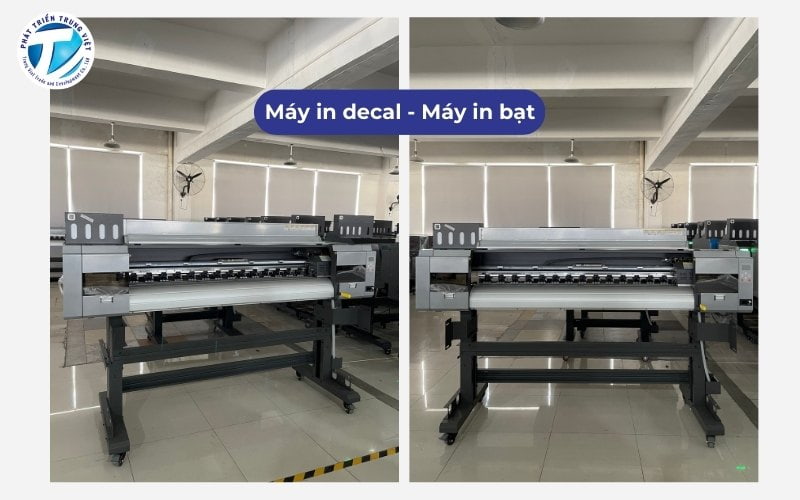 Máy in công nghiệp in decal - in bạt